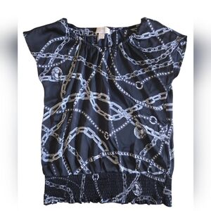 Michael Kors Tunic with Interlock Print Size S